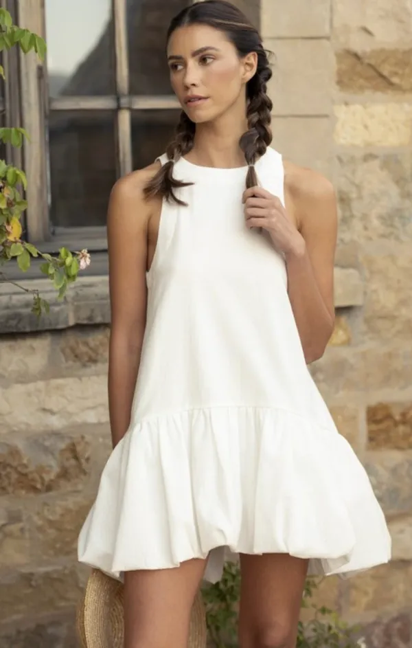 The Cloud Mini Bubble Dress