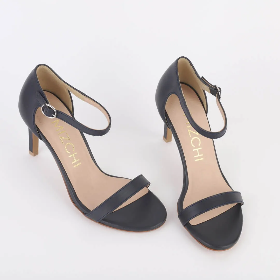 *UK size 1 - KORAY - dark grey , 7cm heels