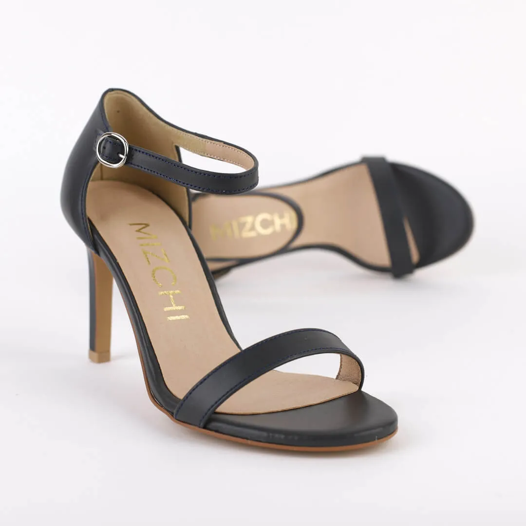 *UK size 1 - KORAY - dark grey , 7cm heels