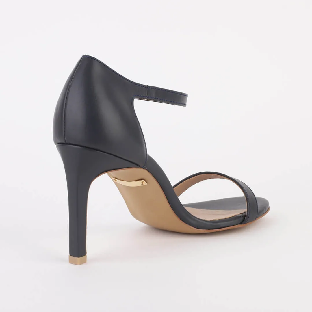*UK size 1 - KORAY - dark grey , 7cm heels