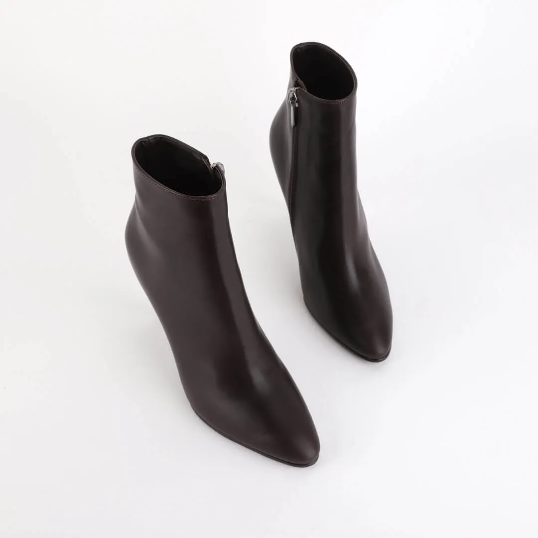 *UK size 2 - BOIMA CHOCOLATE - brown leather, 5cm heel