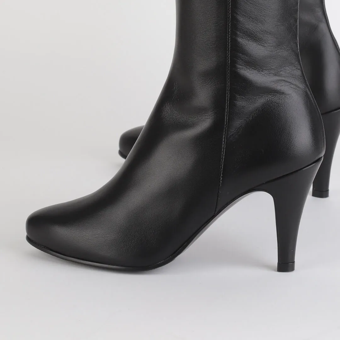 *UK size 2 - MAGDA - black, 10cm heel