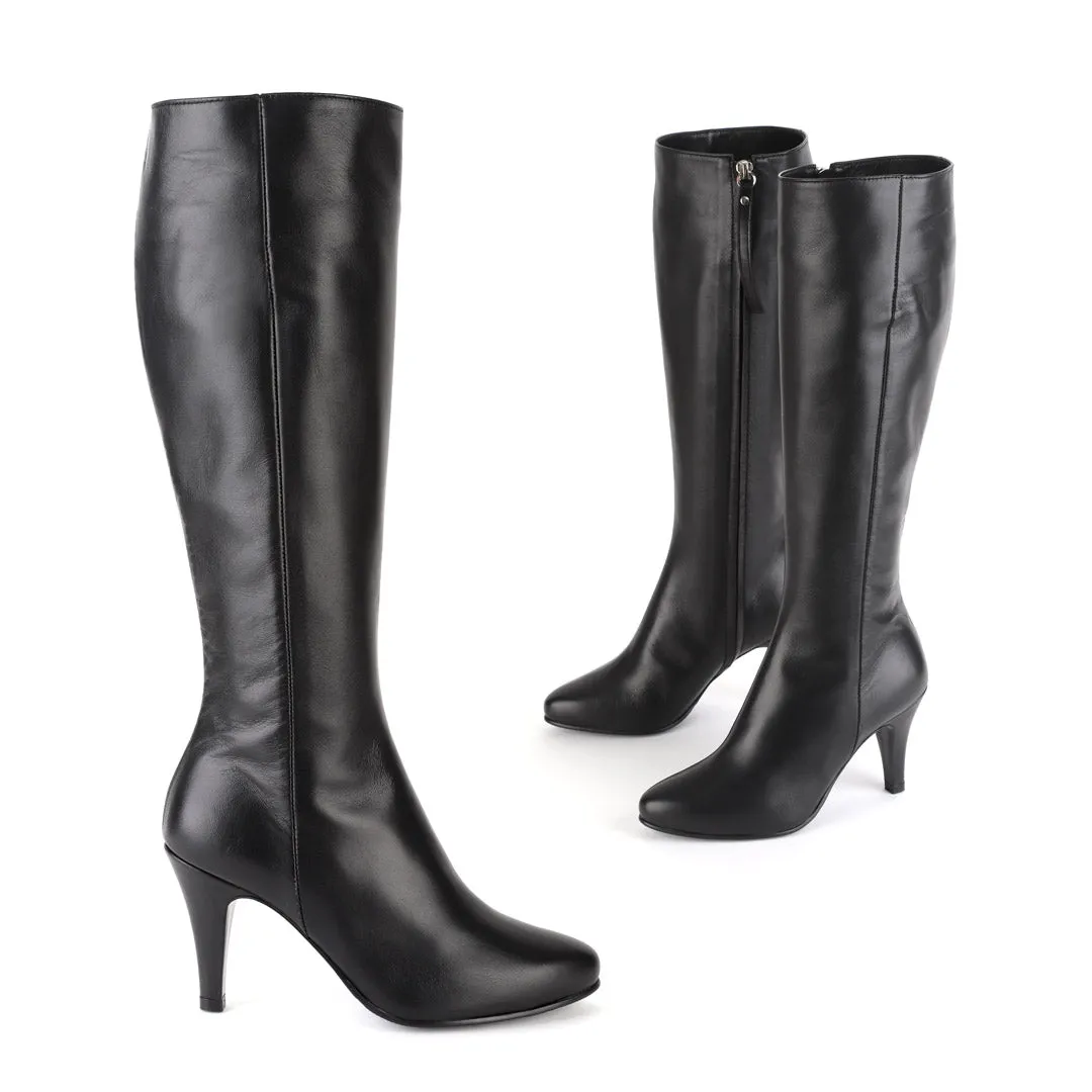 *UK size 2 - MAGDA - black, 10cm heel