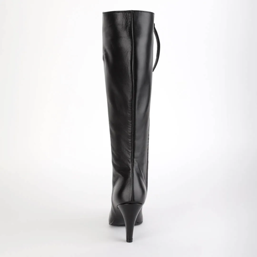 *UK size 2 - MAGDA - black, 10cm heel