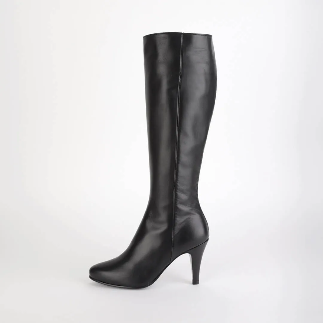 *UK size 2 - MAGDA - black, 10cm heel