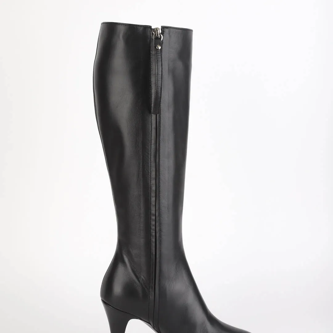 *UK size 2 - MAGDA - black, 10cm heel