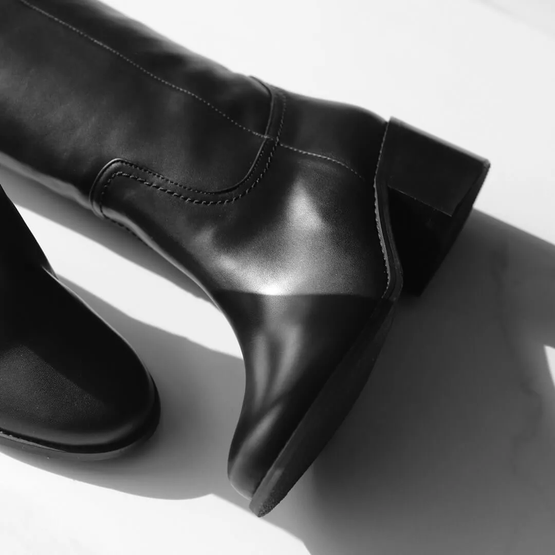 *UK size 2.5 - MAEVE - black, 5cm heel