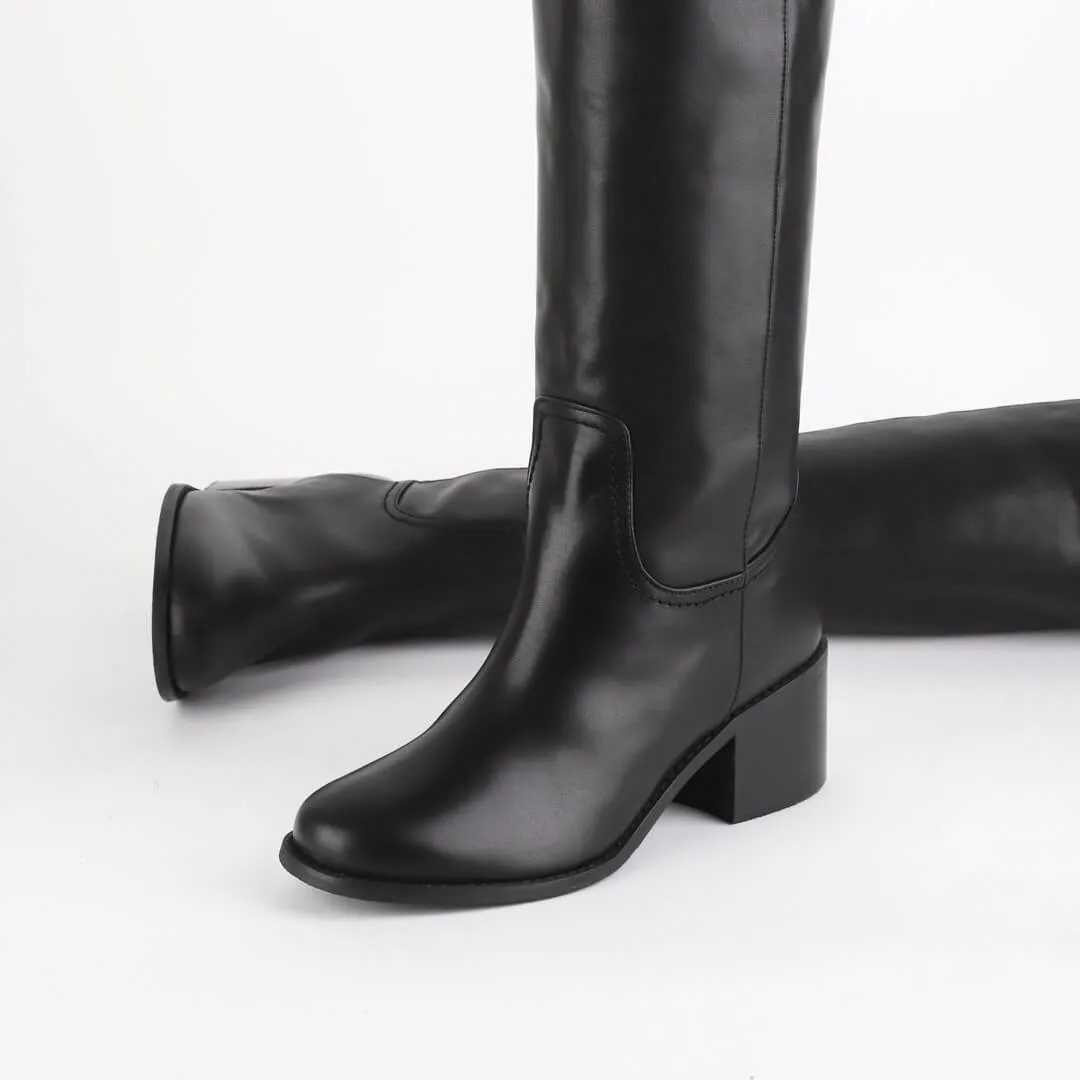 *UK size 2.5 - MAEVE - black, 5cm heel