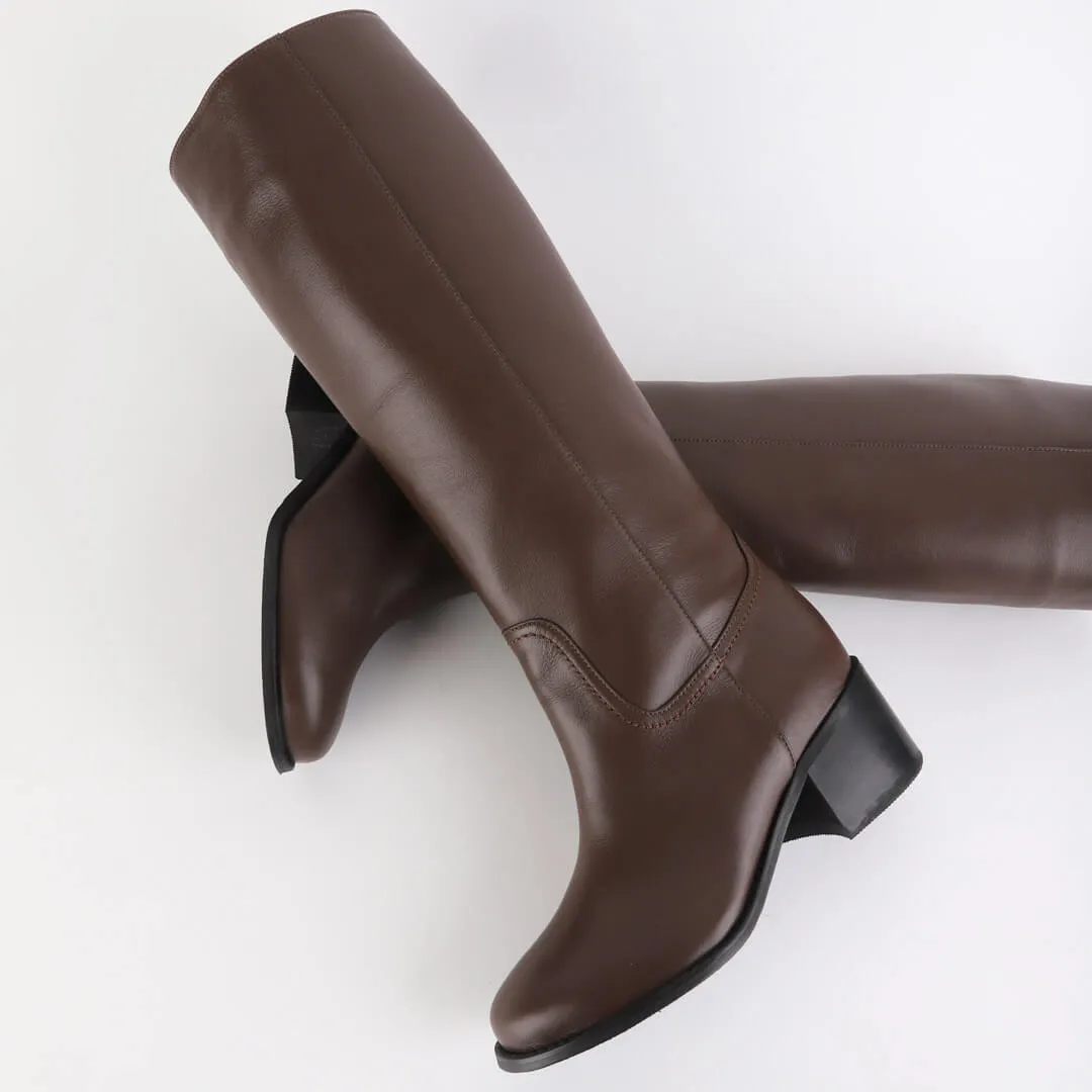 *UK size 2.5 - MAEVE - black, 5cm heel