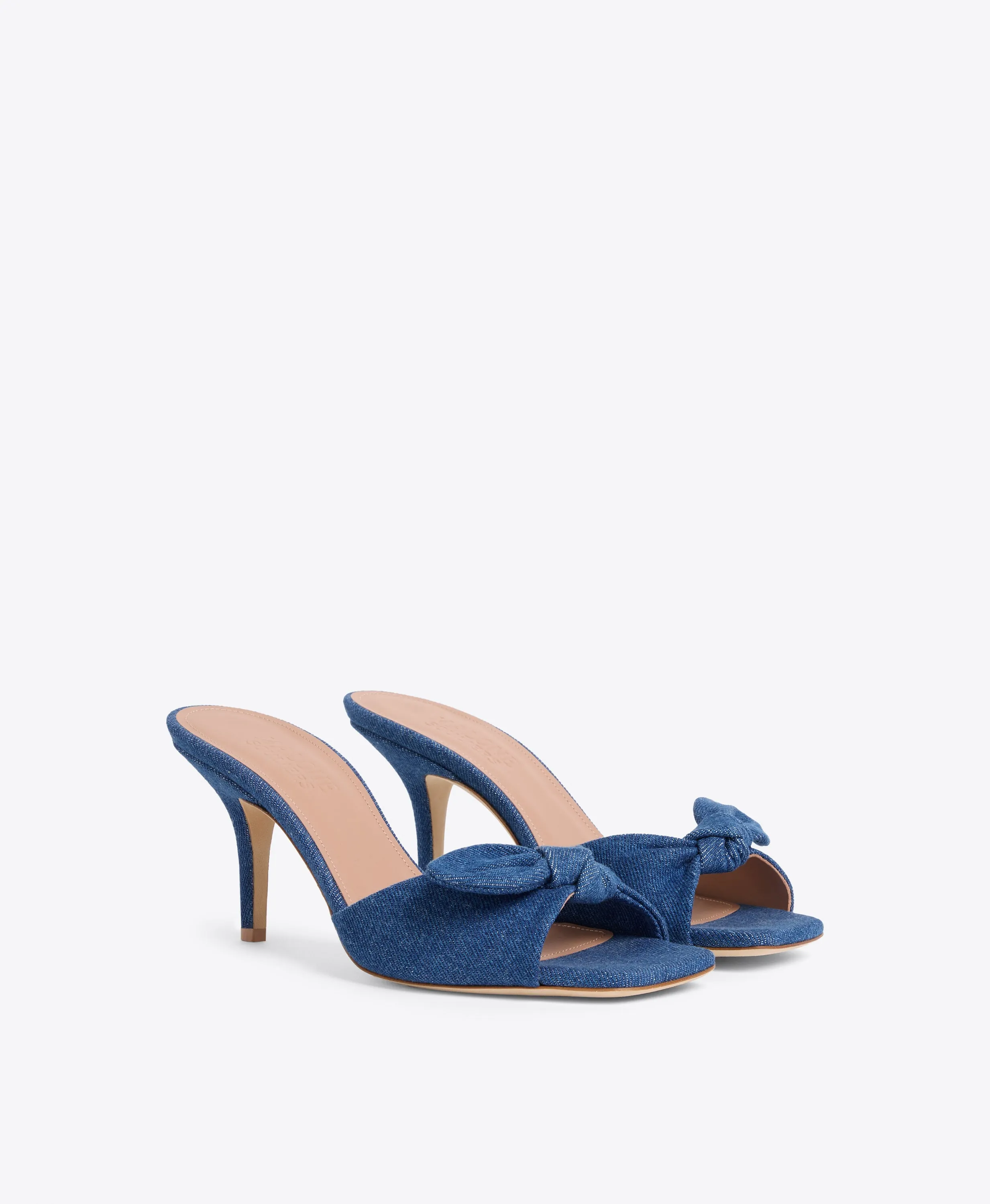 Vargas 70 Blue Denim Heeled Sandals