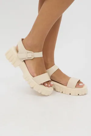White Chunky Sandals