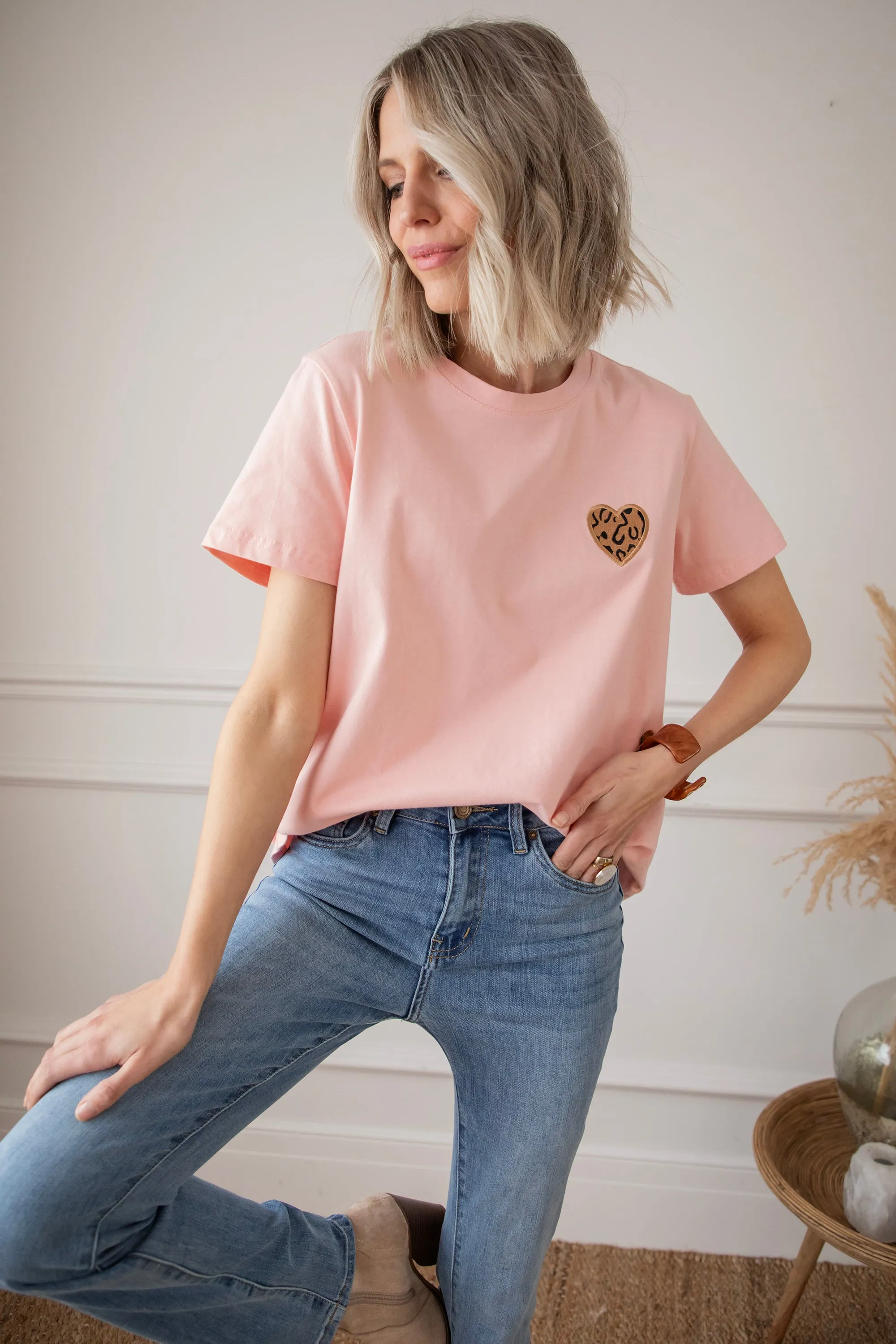 Wild Beating Heart Baby Pink - T-Shirt