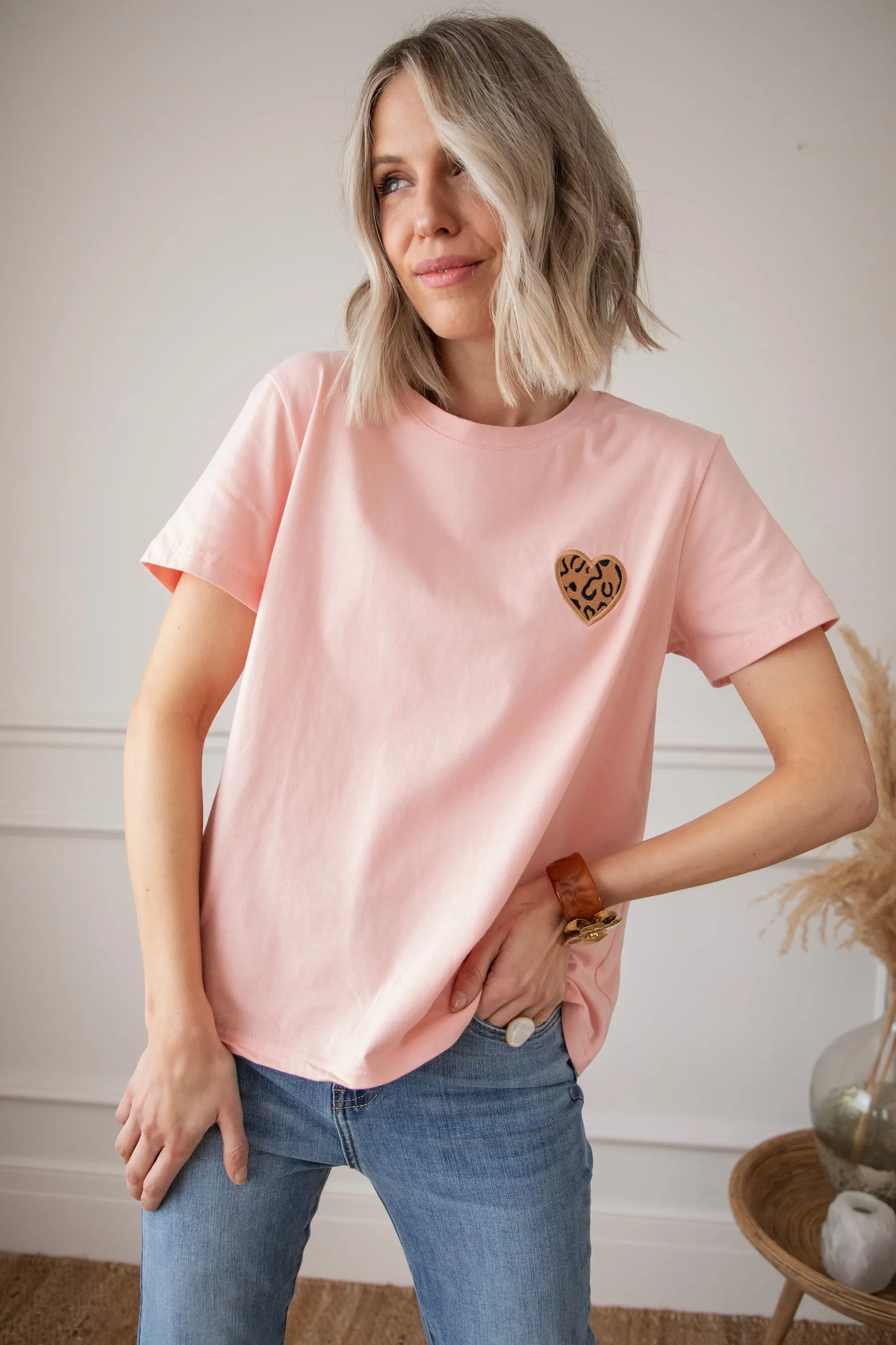 Wild Beating Heart Baby Pink - T-Shirt