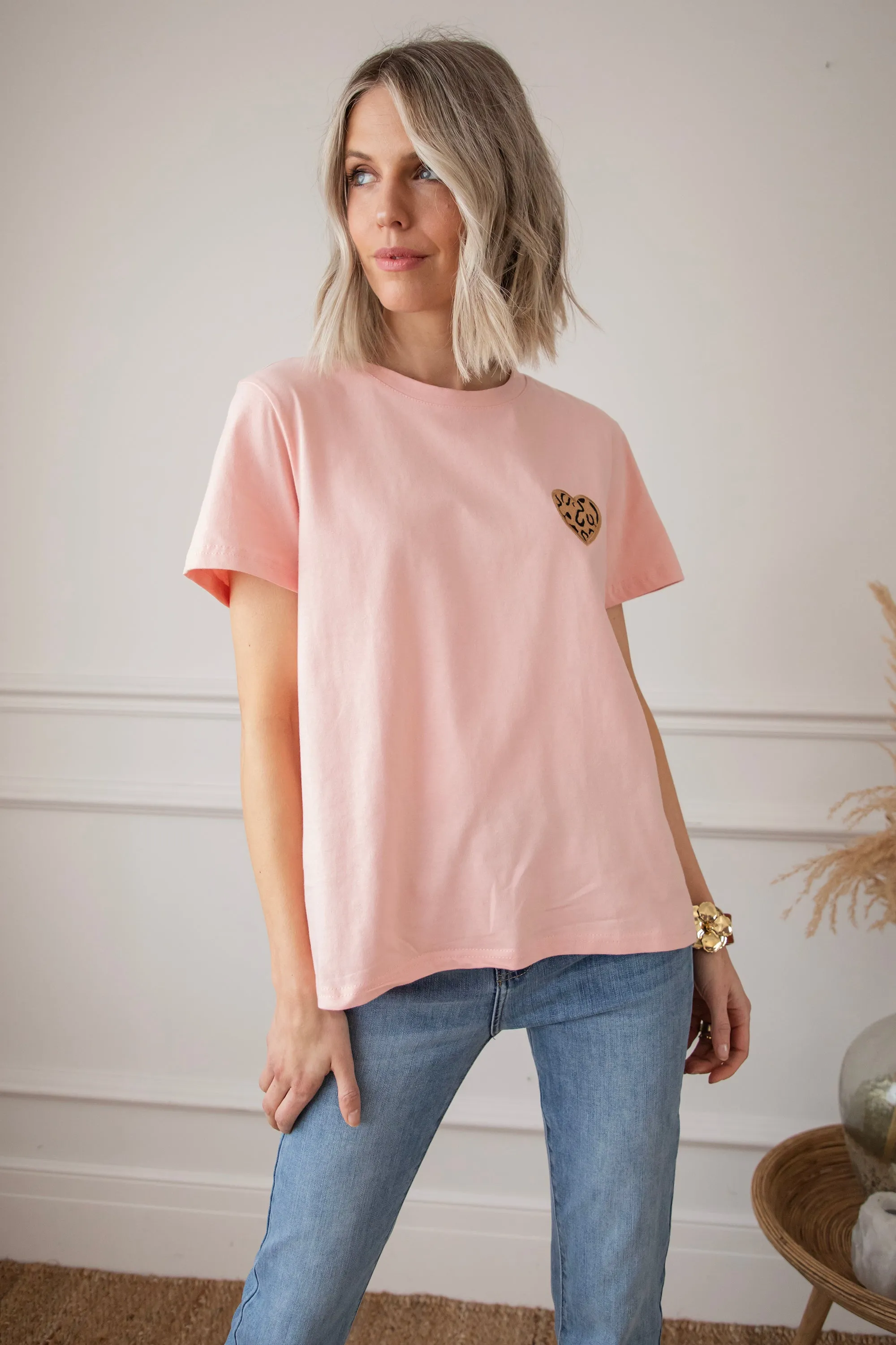Wild Beating Heart Baby Pink - T-Shirt