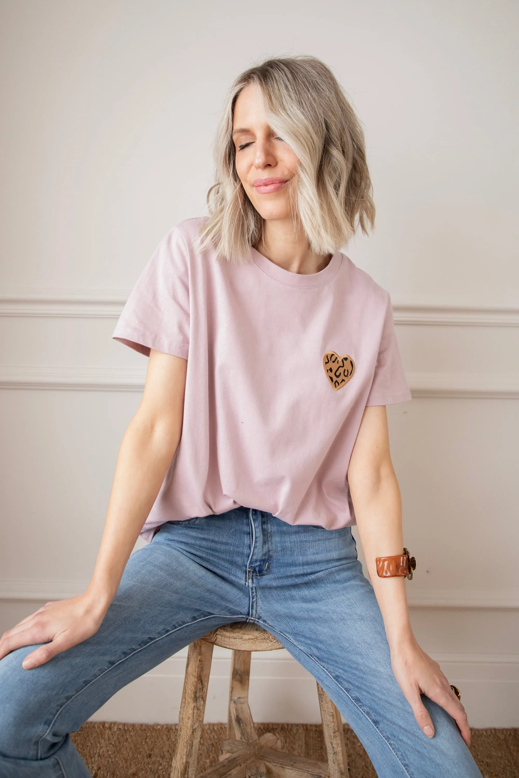 Wild Beating Heart Mauve - T-Shirt