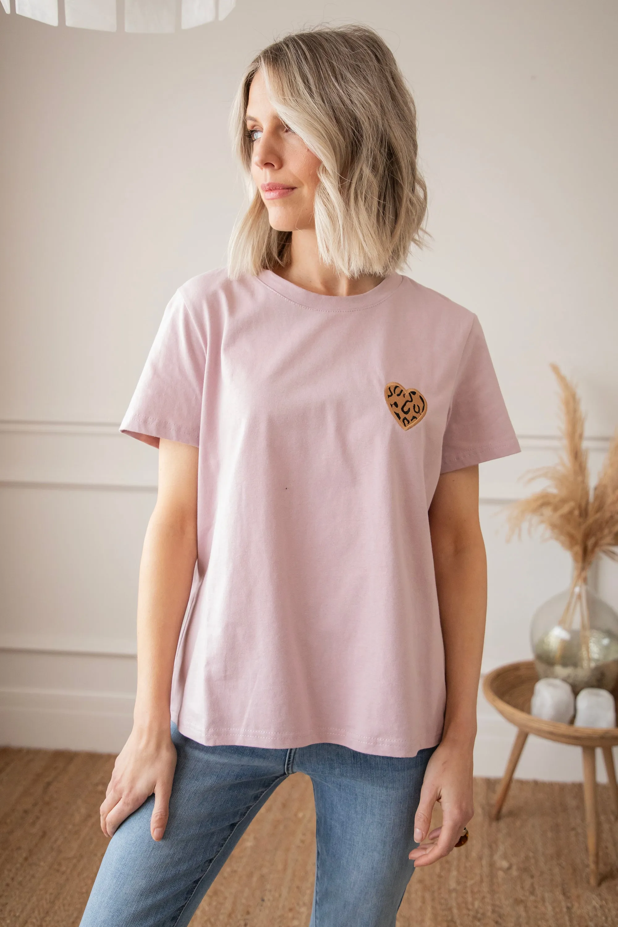 Wild Beating Heart Mauve - T-Shirt